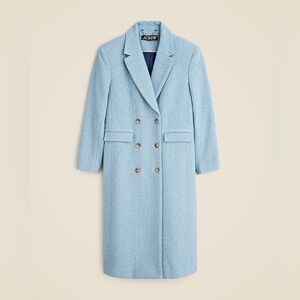 J. Crew Womens Palais Double-Breasted Coat In Herringbone Size 00